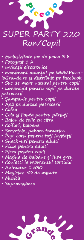 Închiriere Spațiu de Joacă - Sector 3 Petreceri Copii Bucuresti Sector 3 - Pachet Dance